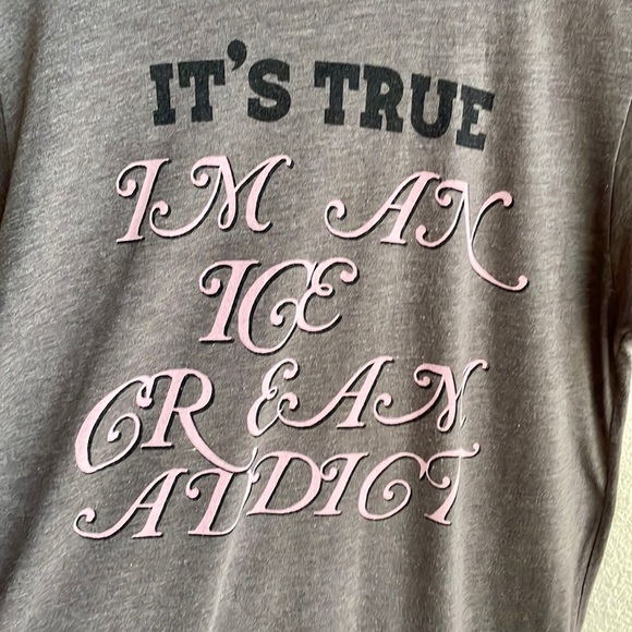 Wildfox gray “ice cream addict” tee - Picture 3 of 6
